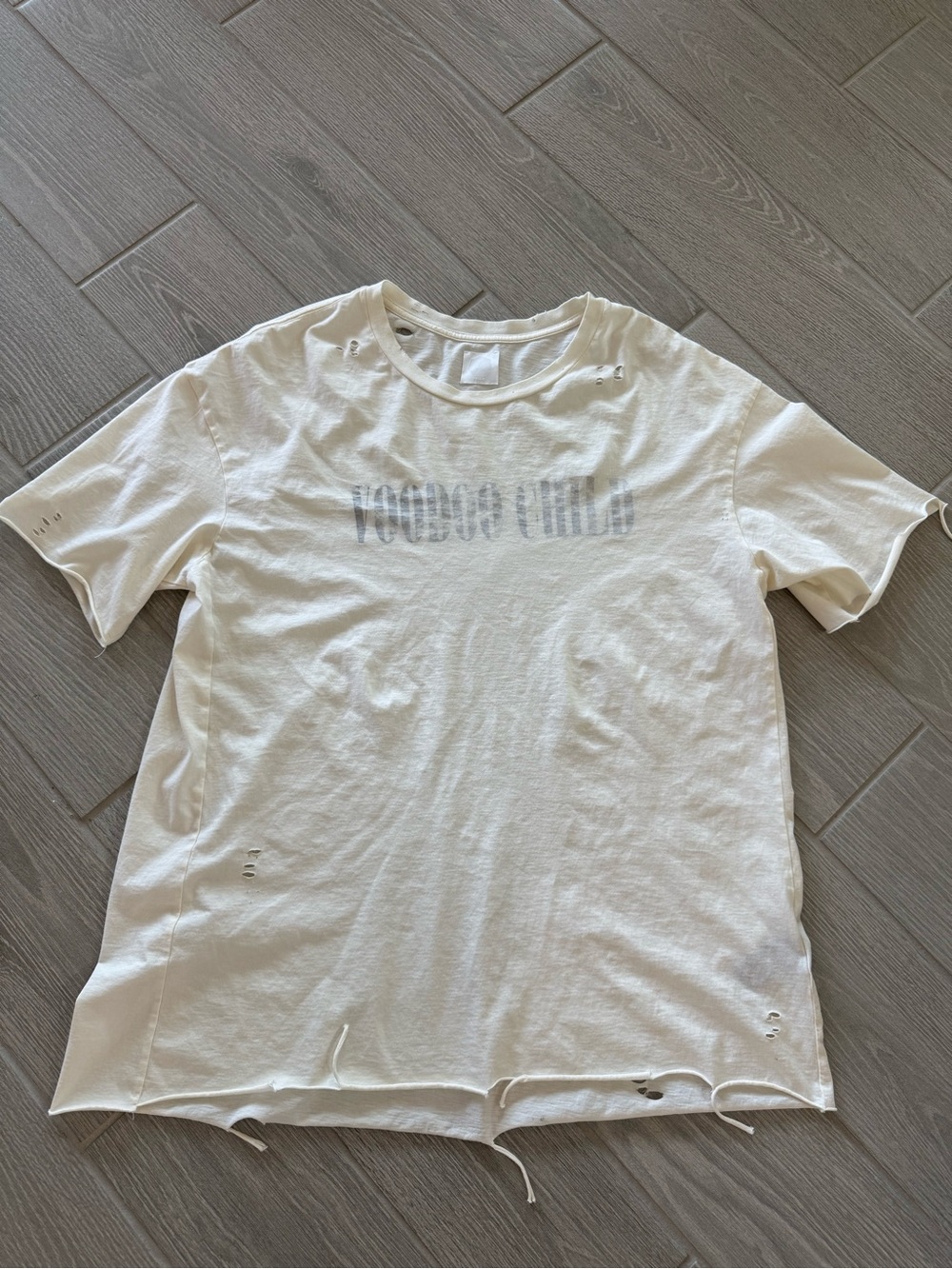 ALCHEMIST Distressed Voodoo Child T-Shirt Size XL VGUC